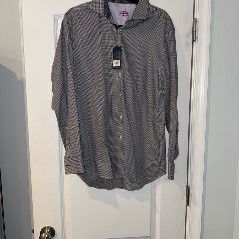 Michelsons London Houndstooth Shirt